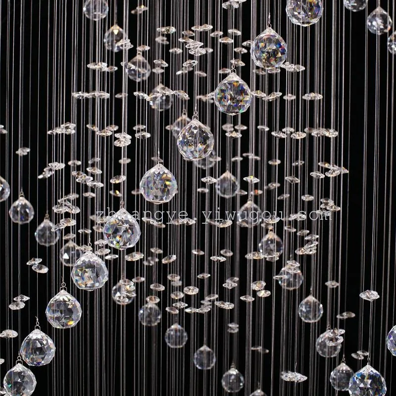 European Crystal Cord-Hung Chandelier — Duplex, Stairwell & Villa — view 3