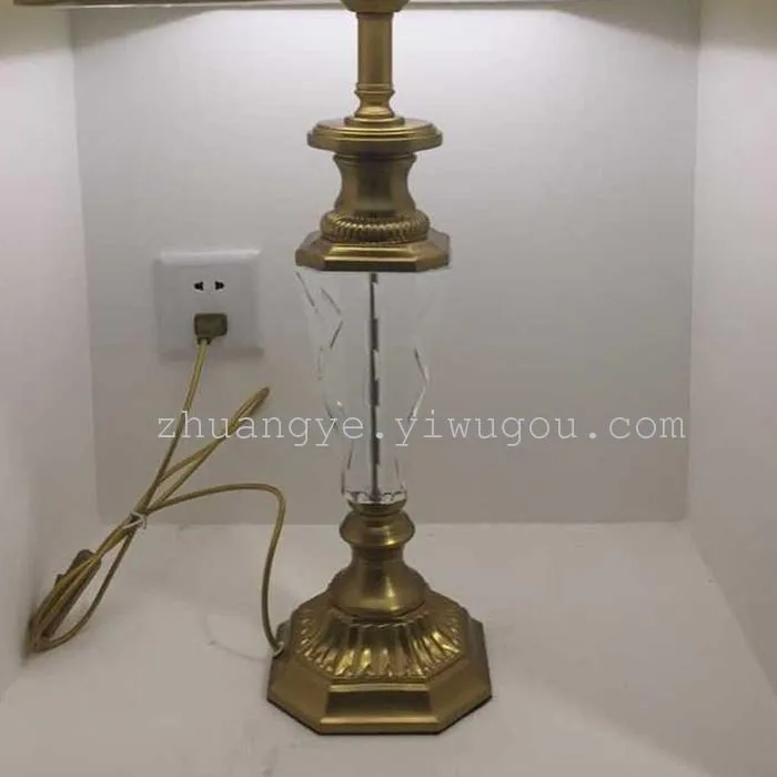 European Crystal Table Lamp — Living Room & Bedroom — view 6