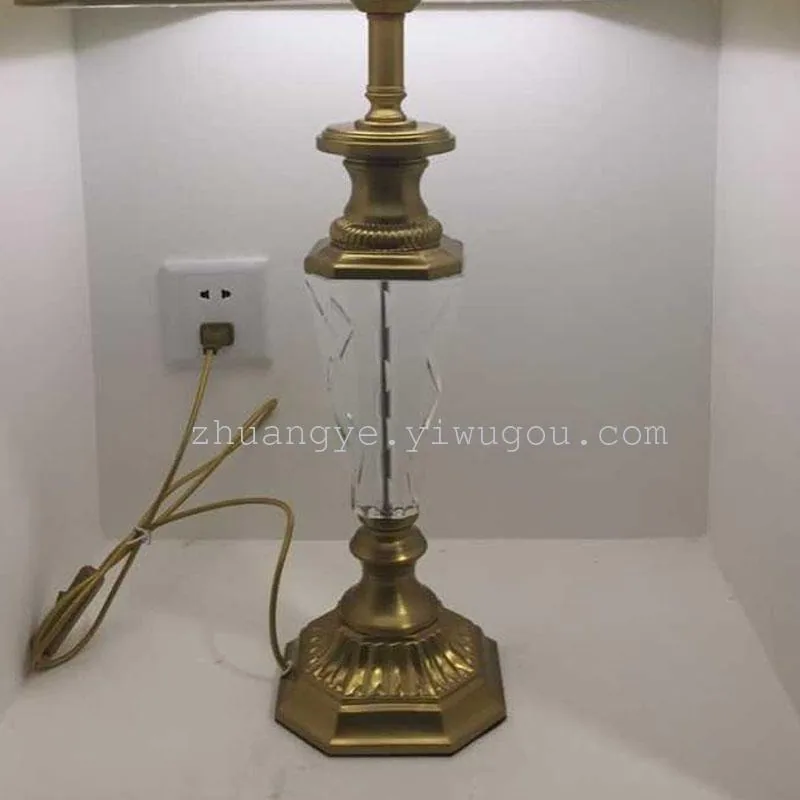 European Crystal Table Lamp — Living Room & Bedroom — view 4
