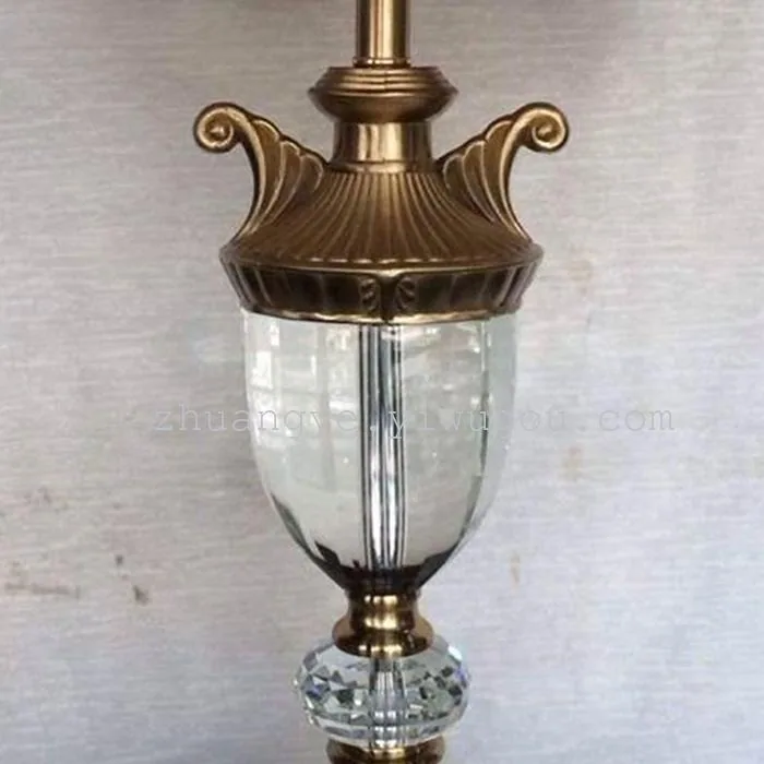 European Crystal Table Lamp — Villa, Hotel & Living Room — view 9