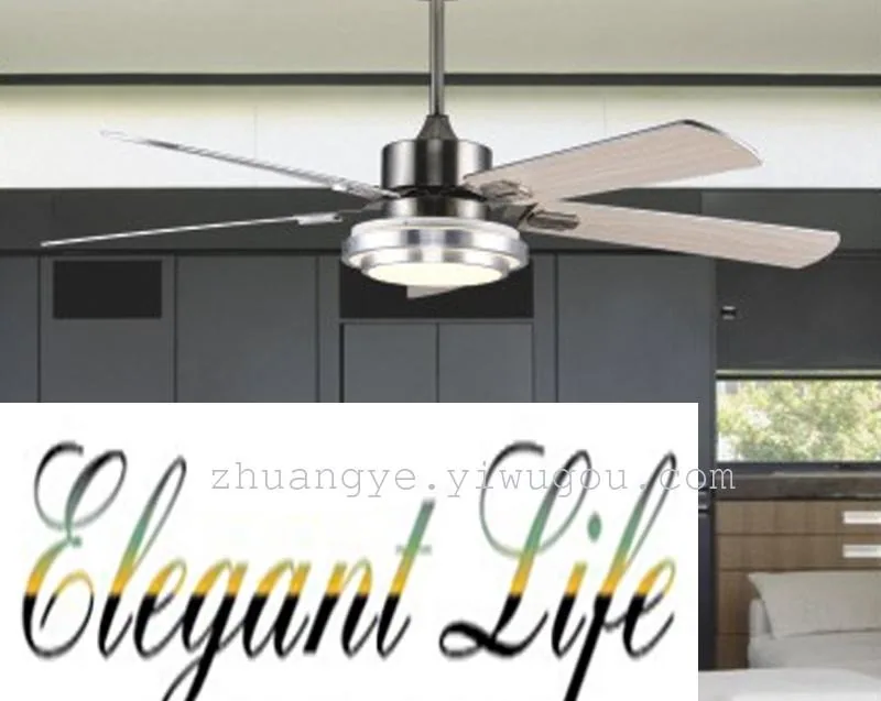 Modern LED Variable-Frequency Remote-Controlled Ceiling Fan Light — view 4