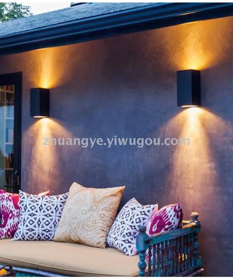 Modern LED Twin-Head Outdoor Wall Light — Villa, Living Room & Walkway — view 11