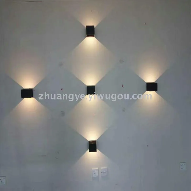 Modern LED Twin-Head Outdoor Wall Light — Villa, Living Room & Walkway — view 3