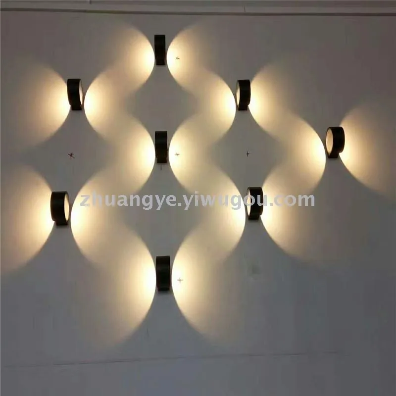Modern LED Twin-Head Outdoor Wall Light — Villa, Living Room & Walkway — view 4