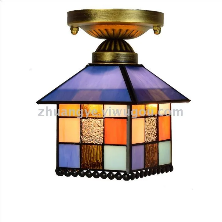 European Glass Ceiling Light — Walkway, Corridor & Entryway — view 8