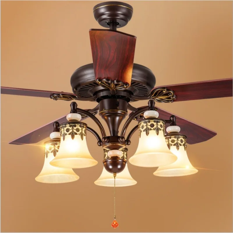 European Illuminated Ceiling Fan Light — Living Room, Bedroom & Dining Room — view 6