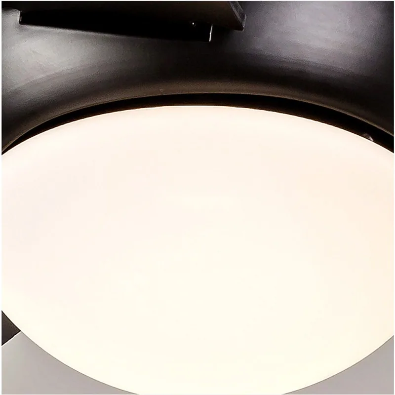 European LED Solid Wood Ceiling Fan Light — Living Room, Bedroom & Dining Room — view 2