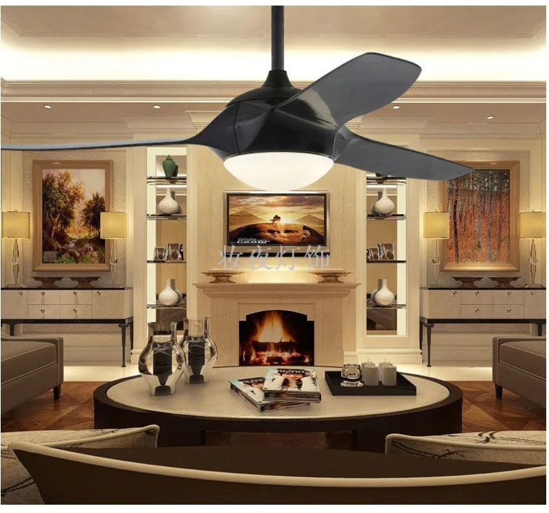 European Ceiling Fan Light — Living Room & Dining Room — view 20