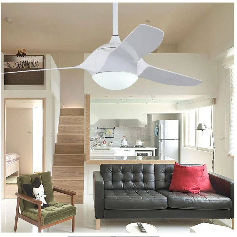 European Ceiling Fan Light — Living Room & Dining Room — view 5