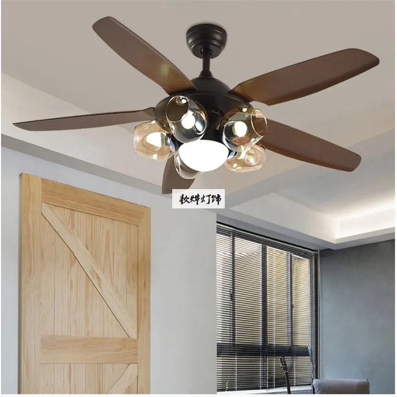 European Smart Ceiling Fan Light — Living Room, Bedroom & Dining Room — view 3