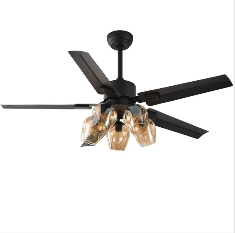 European LED Ceiling Fan Light — Living Room, Bedroom & Dining Room — view 9
