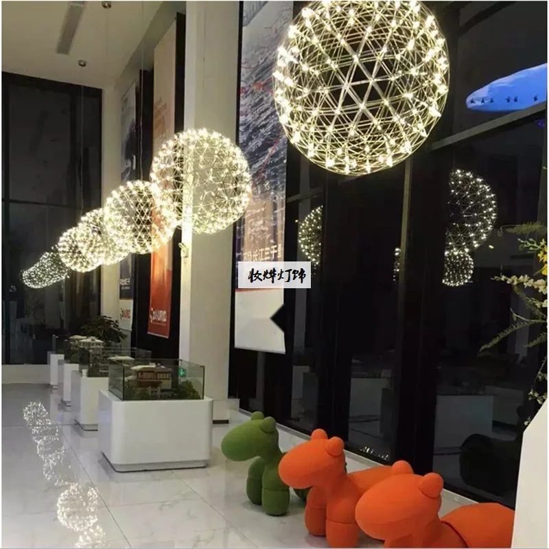 Modern LED Chandelier — Stairwell, Display Window & Boutique — view 3