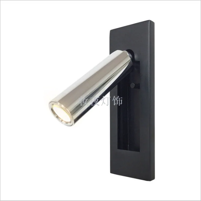 Modern LED Solid Brass Wall Lamp — Hotel & Bedside — view 4