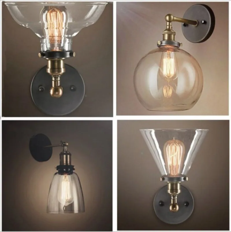 Modern Glass Wall Lamp — Dining Room & Café — view 5