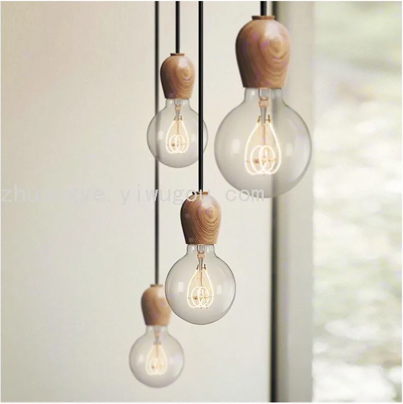 Minimalist Single-Head Chandelier — Dining Room & Bar Counter — view 7