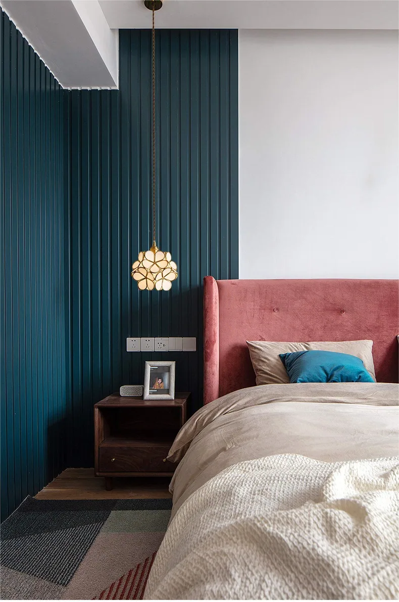Light Luxury Solid Brass Chandelier — Bedroom, Bedside & Walkway — view 9