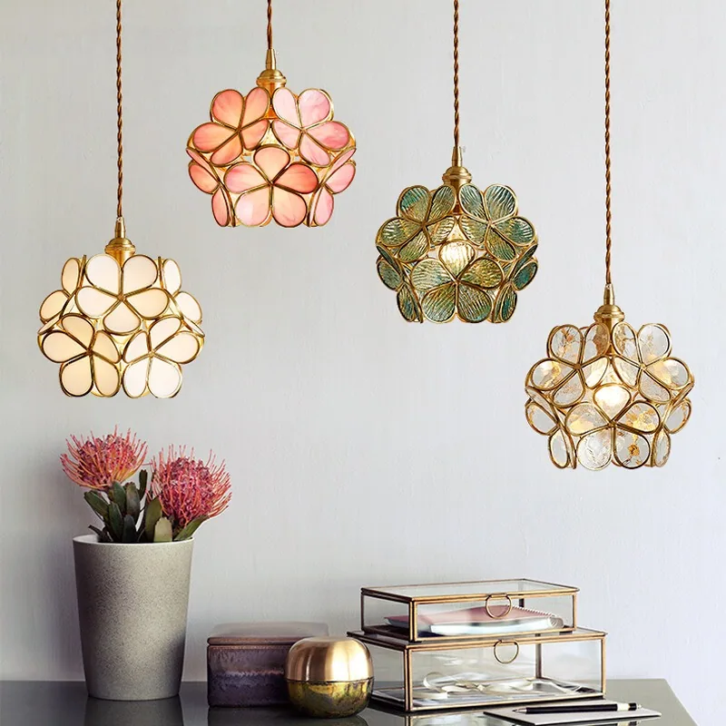 Light Luxury Solid Brass Chandelier — Bedroom, Bedside & Walkway — view 1
