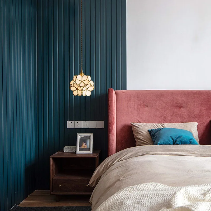 Light Luxury Solid Brass Chandelier — Bedroom, Bedside & Walkway — view 3