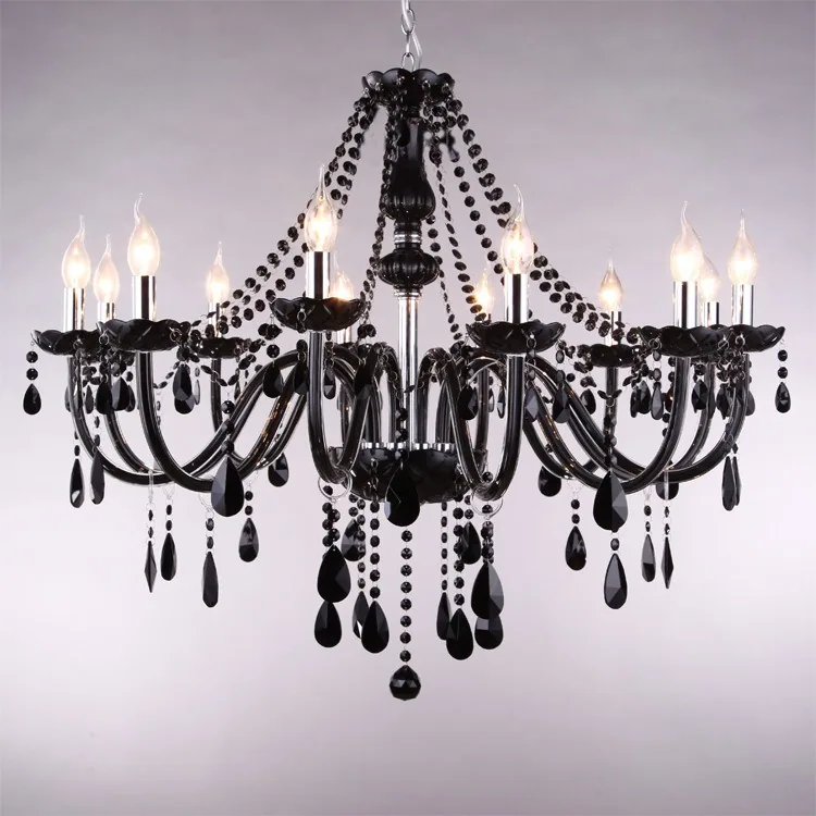 Crystal Illuminated Chandelier — Hotel & Living Room — view 8