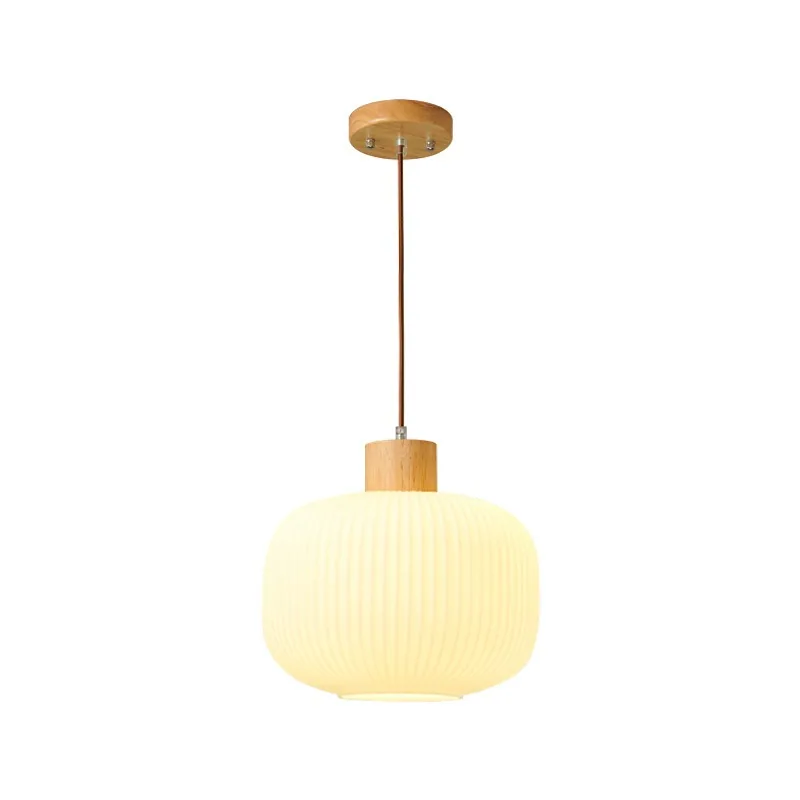 Minimalist Solid Wood Chandelier — Dining Room — view 5