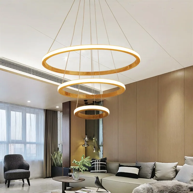 Modern Minimalist Chandelier — Stairwell, Living Room & Bedroom — view 2