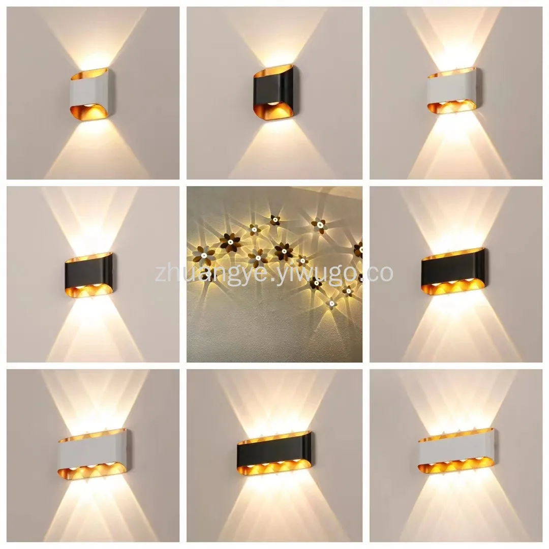 LED Aluminium Outdoor Wall Light — Living Room, Bedroom & Bedside — view 4