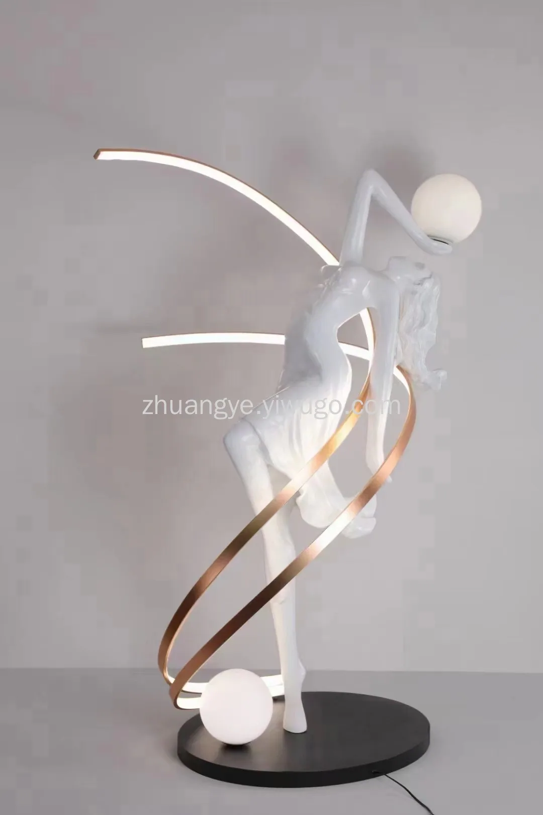 Post-Modern Resin Figure Sculpture Floor Lamp — Made to Order — view 12