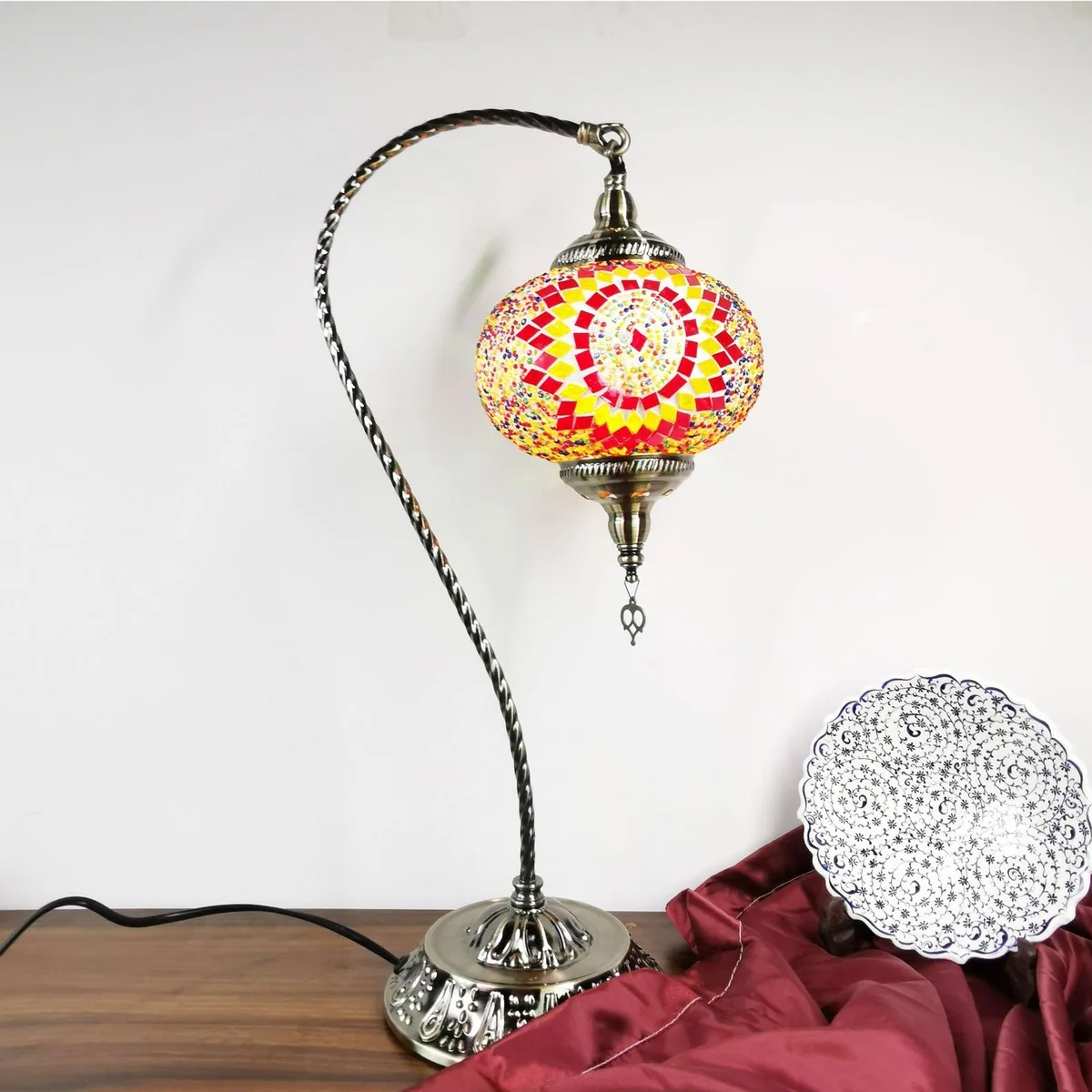 Mediterranean Table Lamp — Living Room, Bedroom & Bedside — view 11