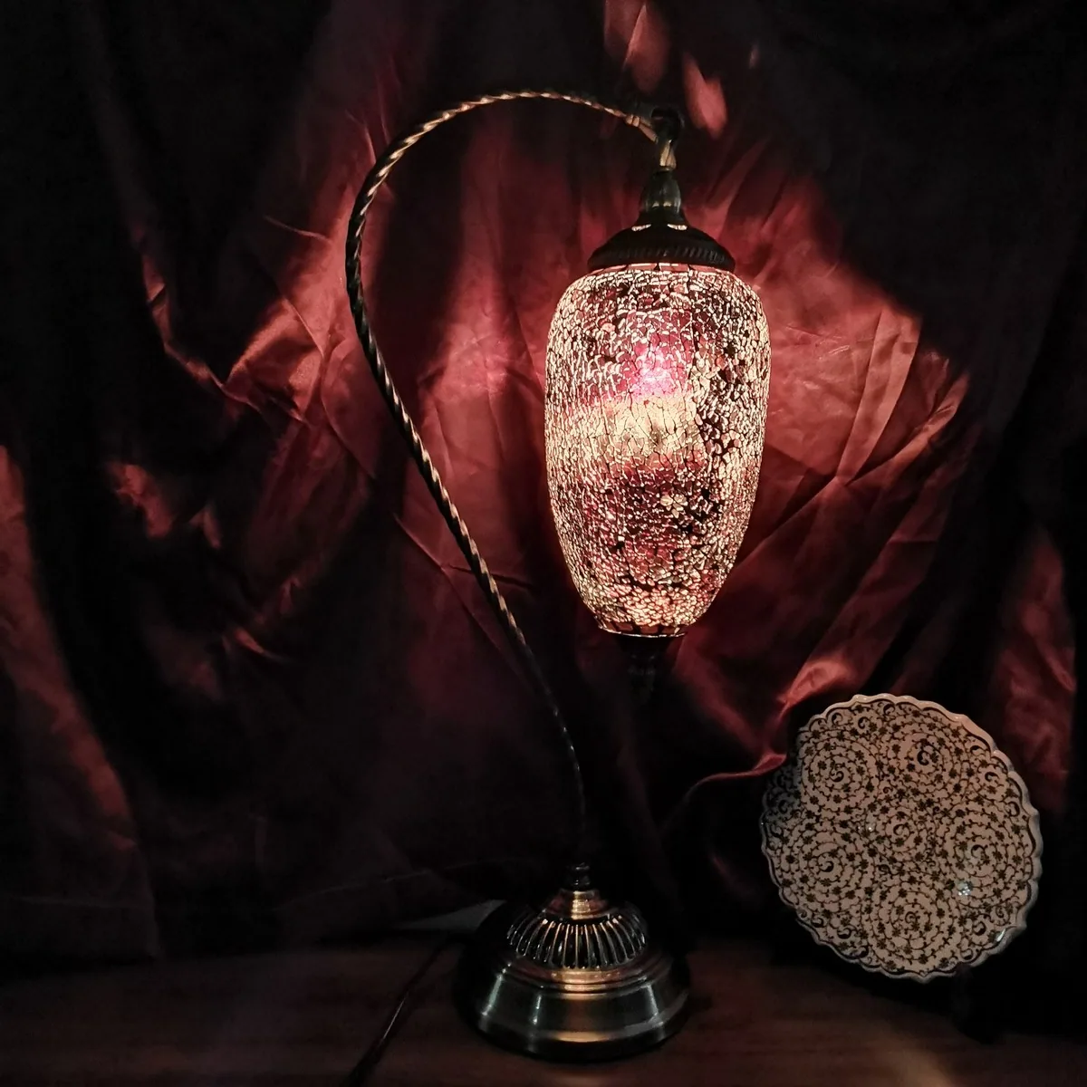 Mediterranean Table Lamp — Living Room, Bedroom & Bedside — view 2