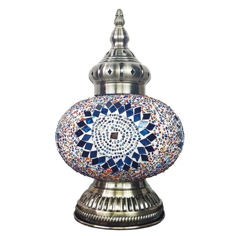 Vintage LED Glass Table Lamp — Hotel & Bedroom — view 5