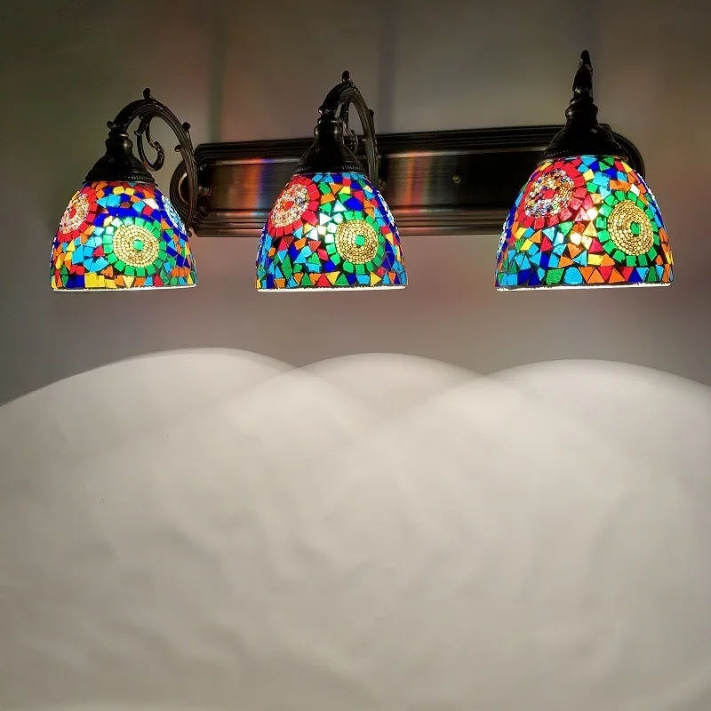 American Three-Head Mirror Light — Bathroom — view 6