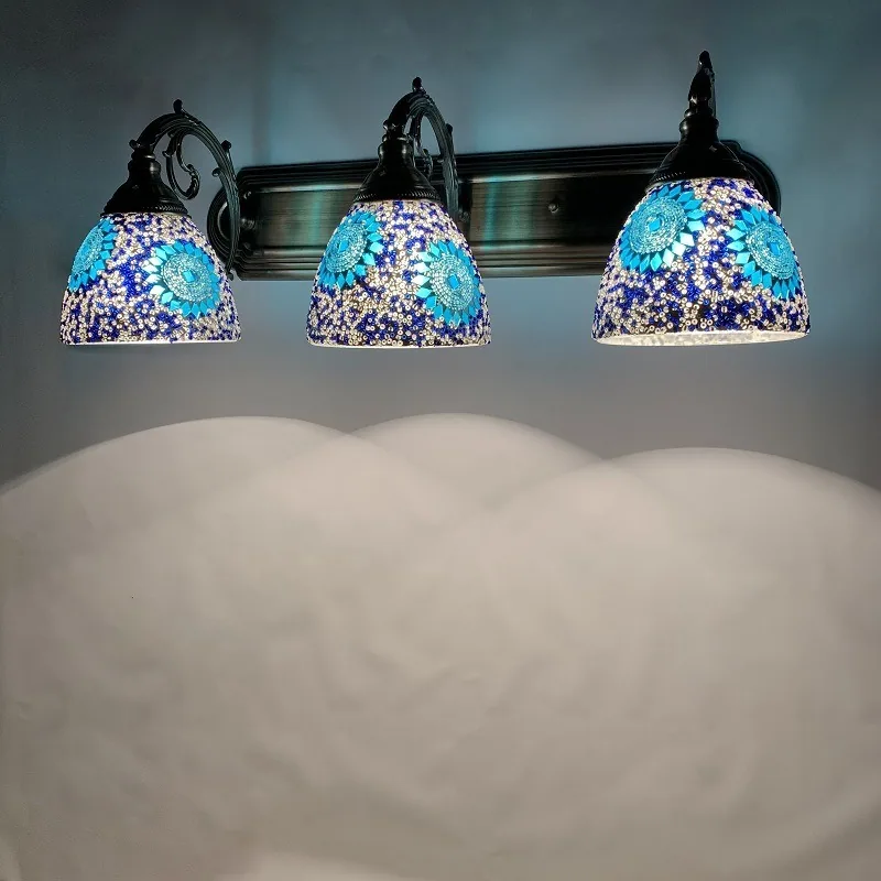 American Three-Head Mirror Light — Bathroom — view 7