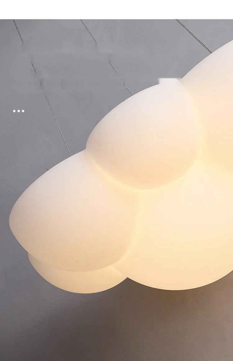 Modern Minimalist Cloud Ceiling Light — Master Bedroom & Kids Room — view 7