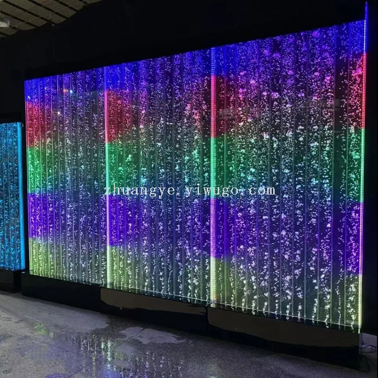Custom Acrylic Bubble Water Screen — Aquarium Partition — view 2