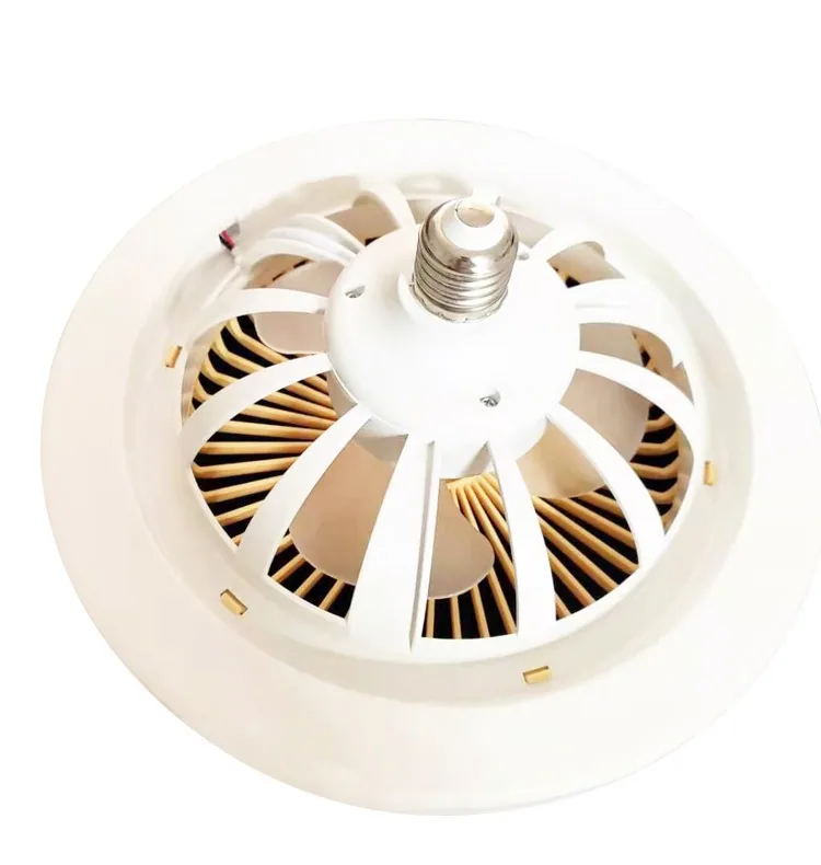Modern Minimalist LED Ceiling Fan Light — Dining Room & Balcony — view 12