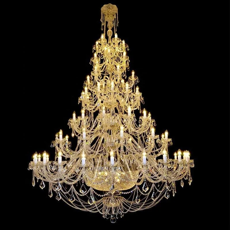 European Crystal Chandelier — Duplex, Stairwell & Villa — view 1