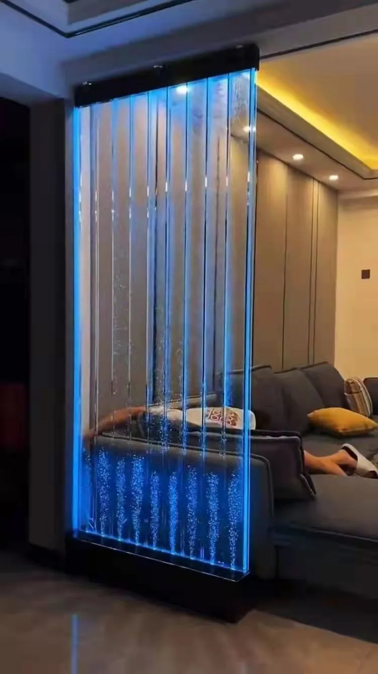 LED Colour-Changing Water Feature Wall — Corridor Partition — view 12