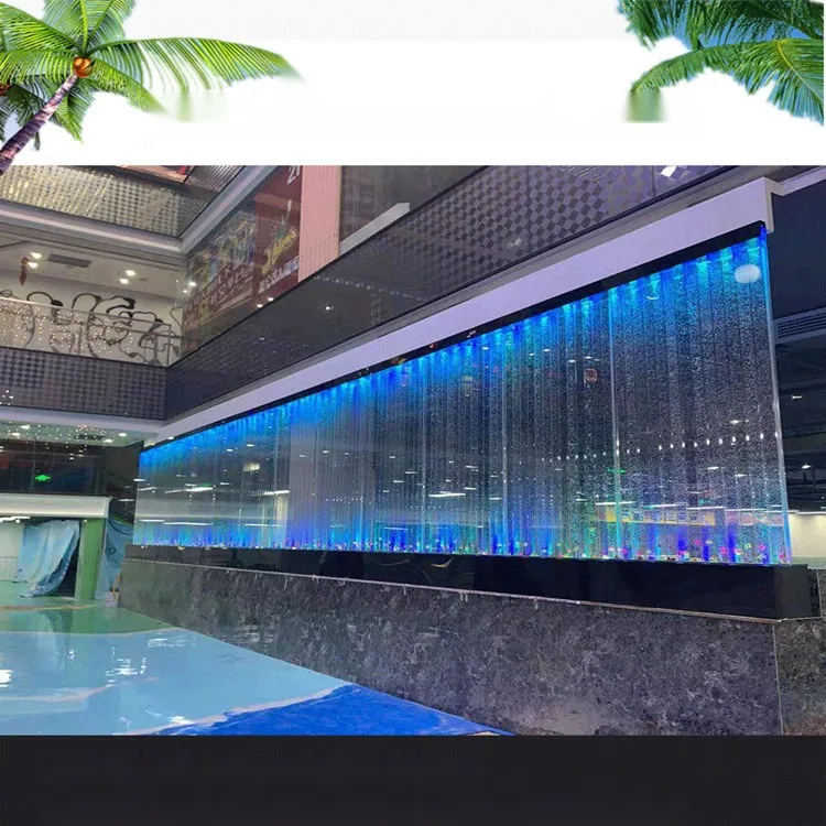 Indoor Bubble Water Feature Wall — Hotel & Retail Feature — view 1