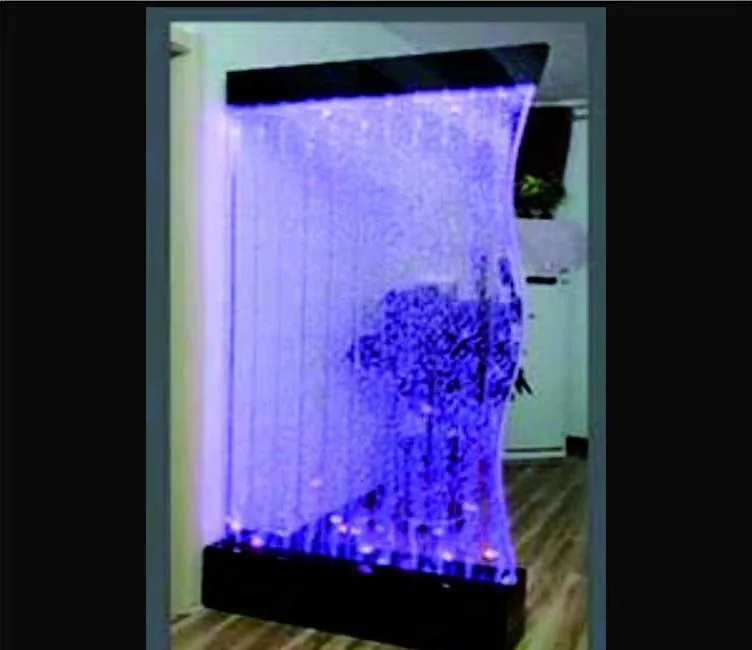 LED Bubble Water Screen — Double-Sided Partition Cabinet — view 7