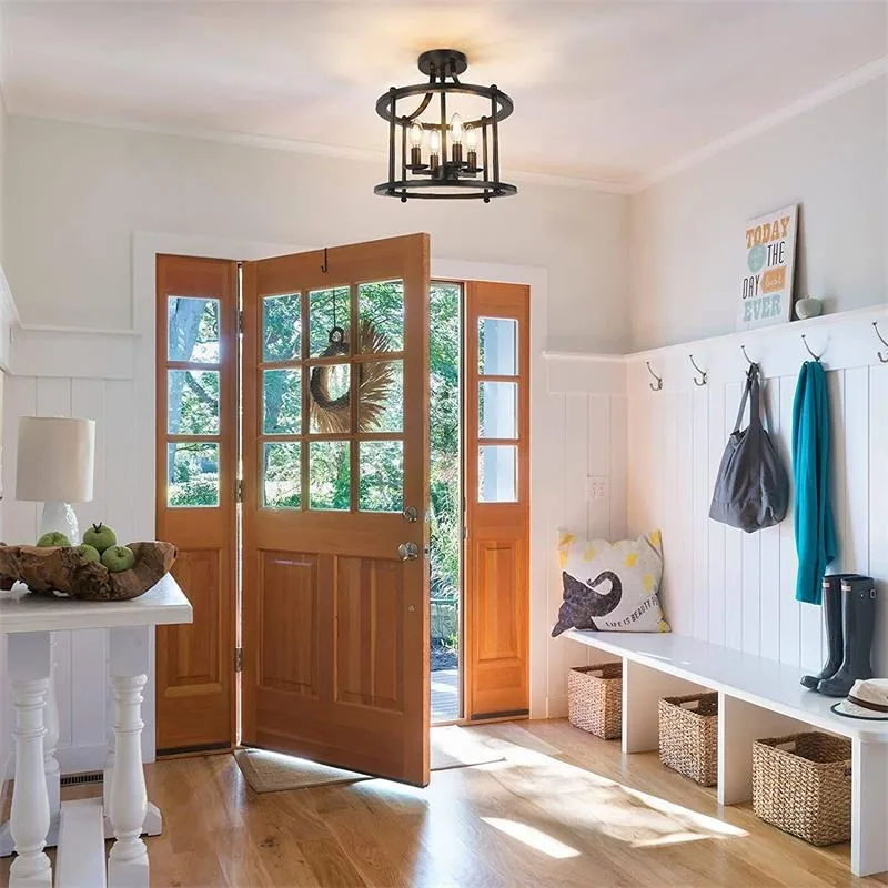 Industrial Chandelier — Bedroom & Dining Room — view 11