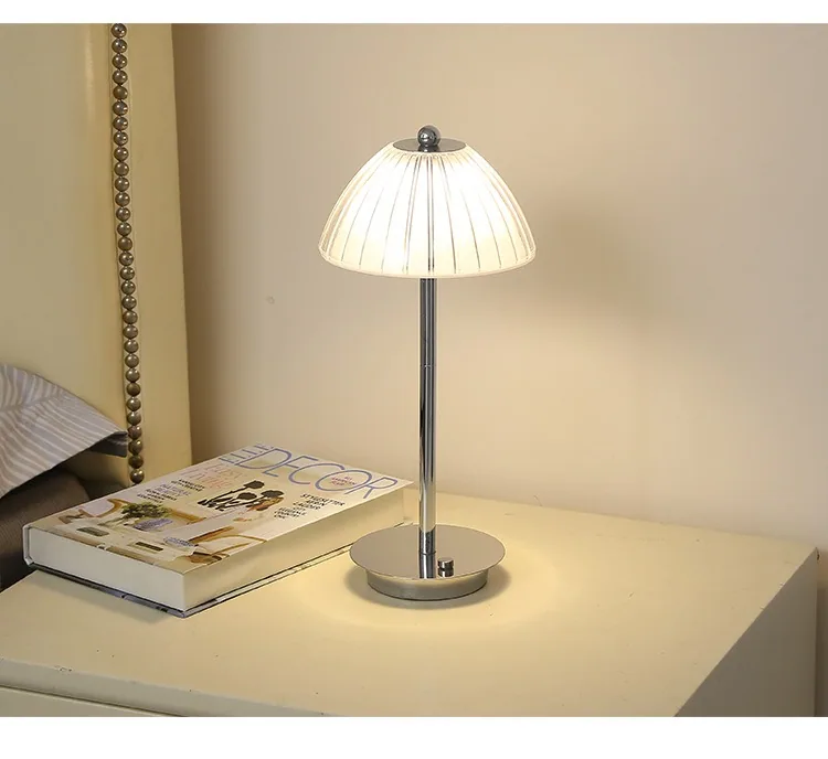 Light Luxury Metal Motion-Sensor Table Lamp — Bedroom — view 10