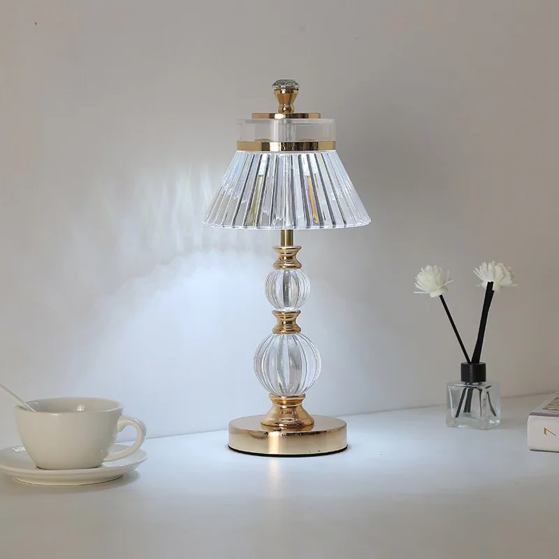 Modern Metal Table Lamp — Living Room, Bedroom & Study — view 5