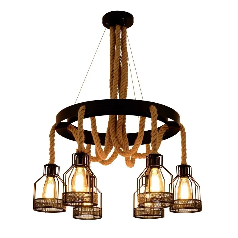 Industrial Chandelier — Living Room, Dining Room & Bar Counter — view 4