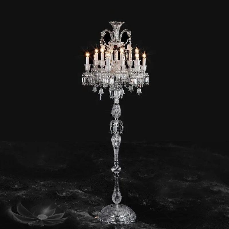 Modern Crystal Floor Lamp — Living Room, Bedroom & Bedside — view 4
