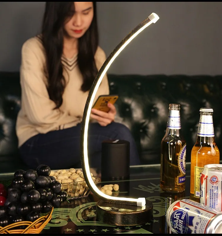Vintage LED Table Lamp — Dining Room, Bar Counter & Café — view 12