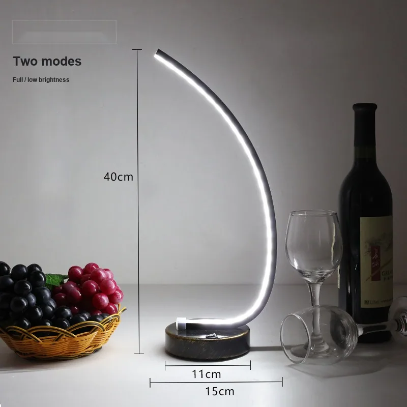 Vintage LED Table Lamp — Dining Room, Bar Counter & Café — view 7