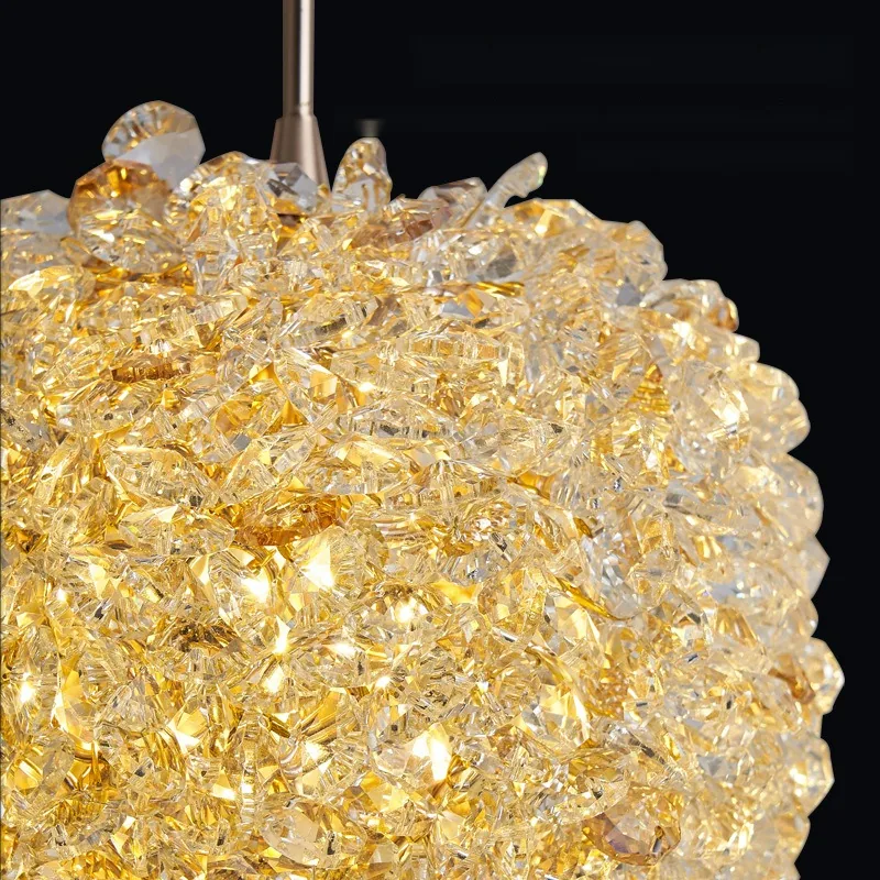 Light Luxury Crystal Chandelier — Bedroom, Bedside & Walkway — view 2