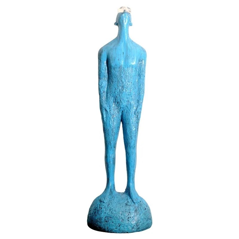 Designer Human Figure Sculpture Floor Lamp — Gallery & Lobby — view 4