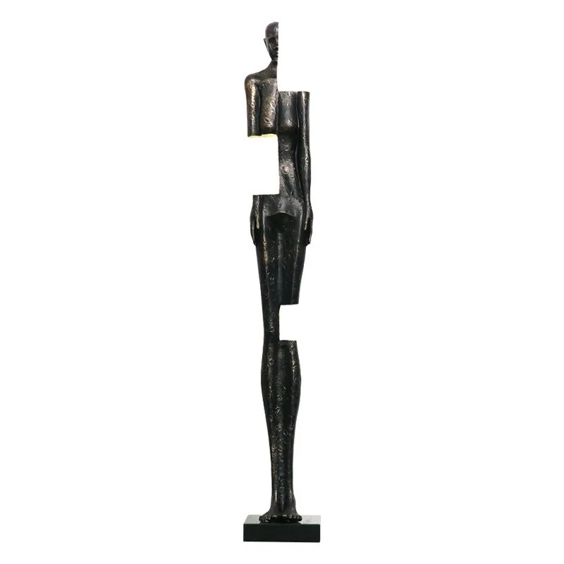 Designer Human Figure Sculpture Floor Lamp — Gallery & Lobby — view 5