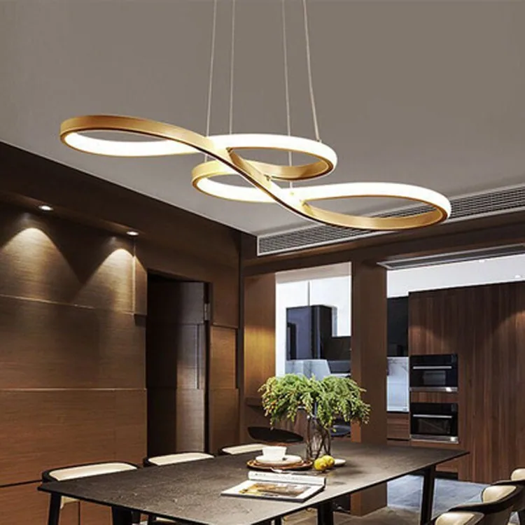 Modern LED Chandelier — Dining Room, Bar Counter & Reception — view 2